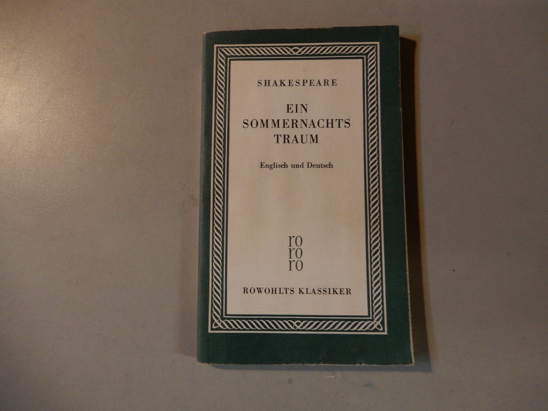Bücher: Shakespeare: Ein Sommernachtstraum - Rowohlt Klassiker – Gebraucht aus Erstfeld von Mario_boe0