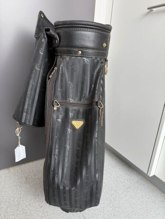 Maison Mollerus Golf Bag Classic schwarz/ gold