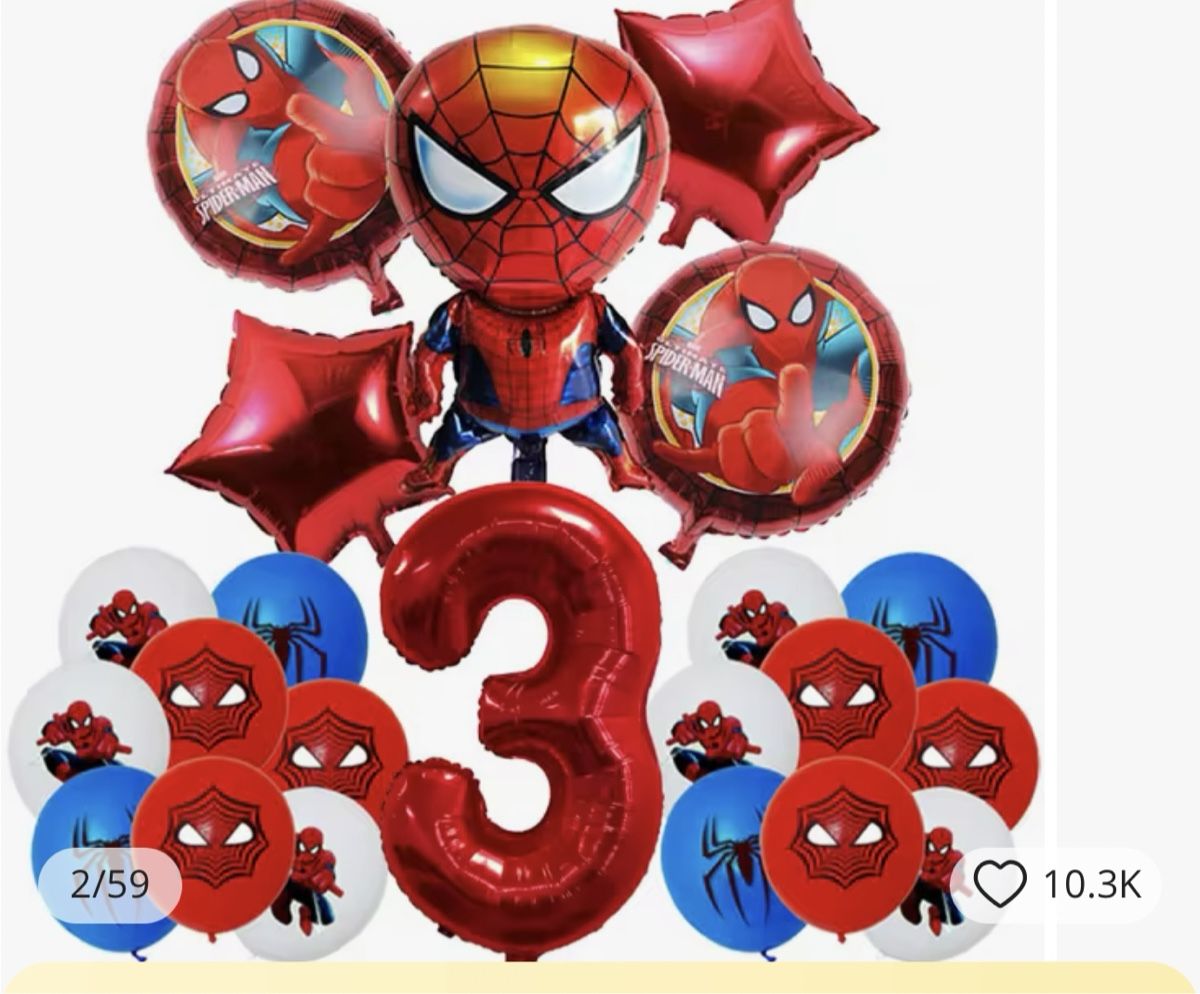 Tutte le decorazioni: Spiderman Geburtstag deco – Nuovo (secondo la descrizione) da Weite venduto da Quarantino