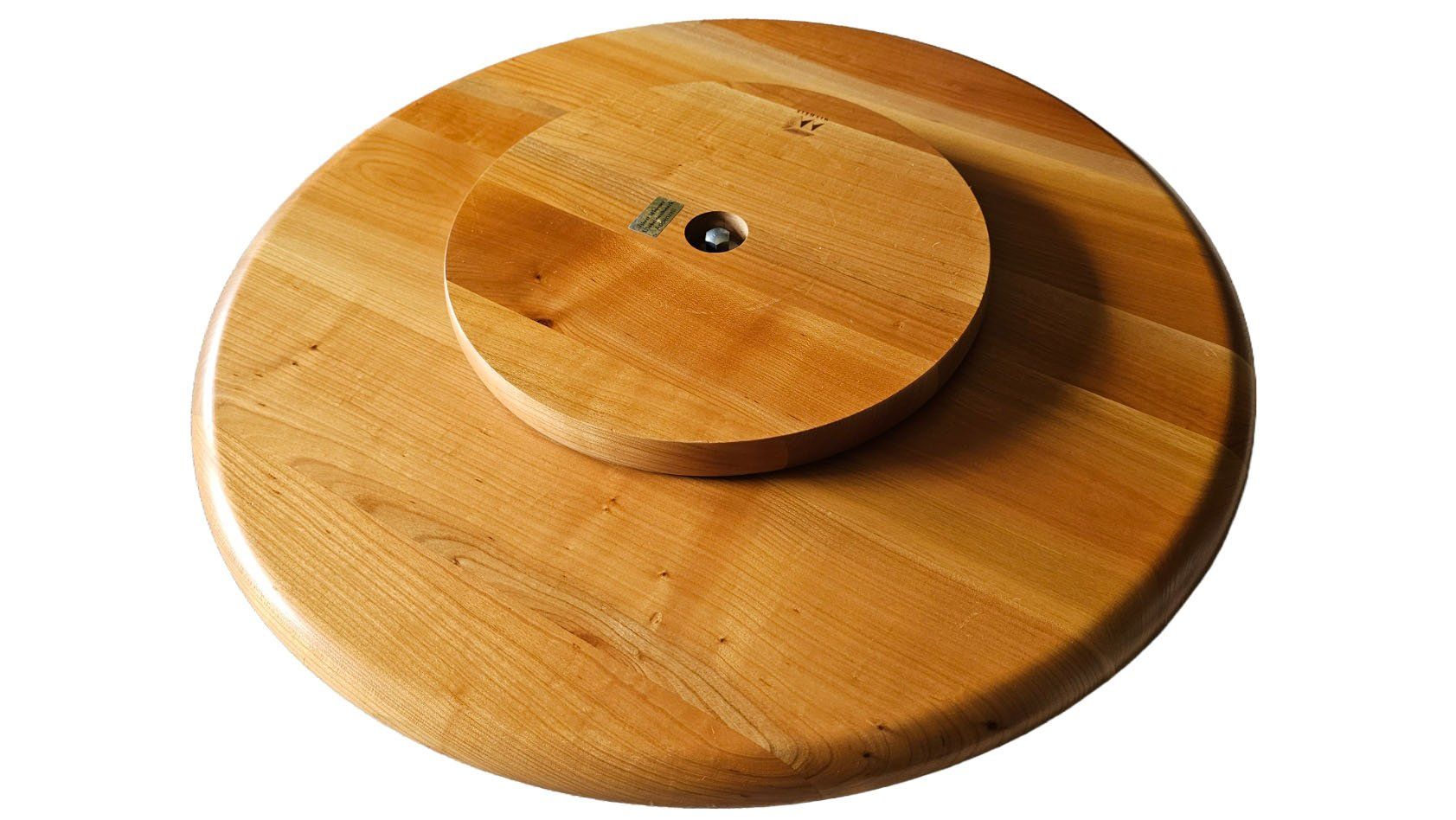 Piatti di portata: Holz Drehteller, rund, Kirschbaum mit 60cm Durchmesser – Nuovo (secondo la descrizione) da Untersiggenthal venduto da hsa_5mqz 2