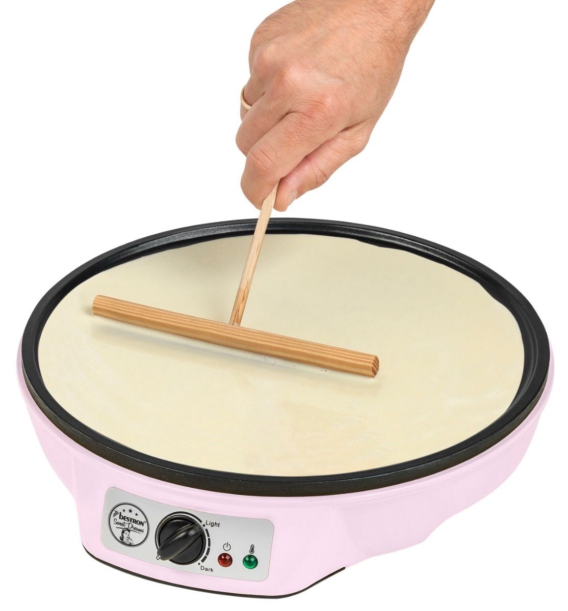 Küchengeräte: Crêpemaker, Crêpes-Maschine, Crepe maker, pink – Neu und originalverpackt aus Schaffhausen von Spezialist 1