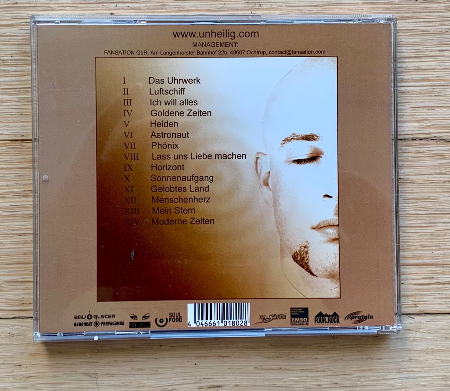 CD: Unheilig Moderne Zeiten – Usato da Zürich venduto da Fieber 2