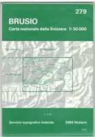 Landkarte Brusio 1973