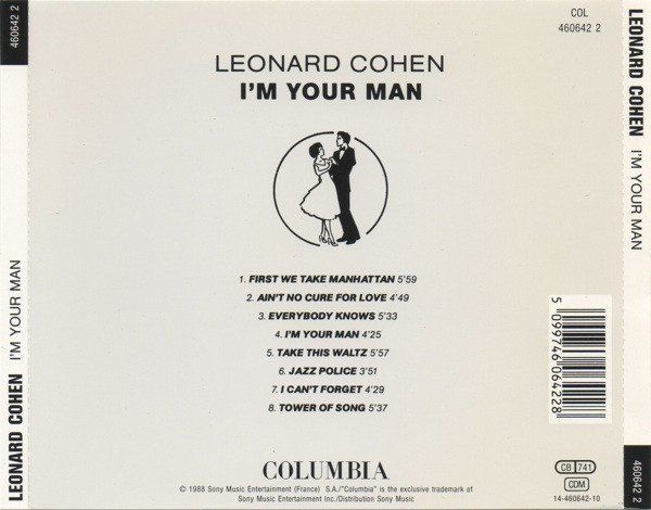 CD: CD Leonard Cohen - I'm your man (1988) – Usato da Möriken AG venduto da mineralia 1