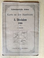 Manöver Karte 1908