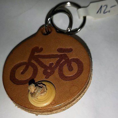 Portachiavi: Schlüsselanhänger Velo aus Leder – Nuovo (secondo la descrizione) da Lutzenberg venduto da Truhe 1