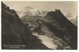 GRINDELWALD Frau mit Ziege