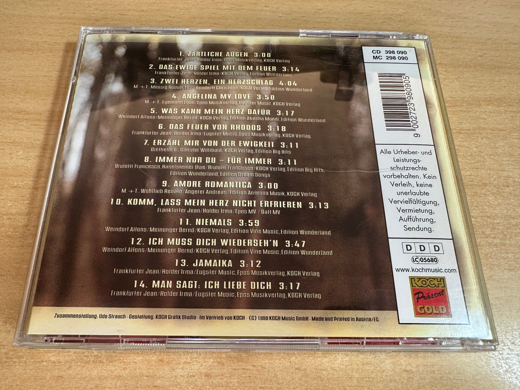 CD: P1 Die Paldauer - Zärtliche Augen – Usato da Rikon im Tösstal venduto da Alpenmutz 1