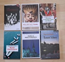 6x Krimi Büchersammlung CH-Autoren