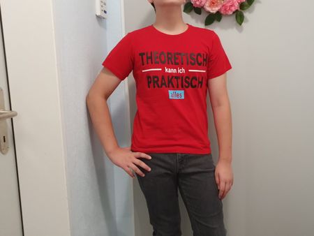 T-Shirt für Jungen, Grösse 140/146