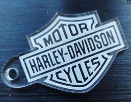 Harley Davidson Logo Schlüsselanhänger Acryl Neu
