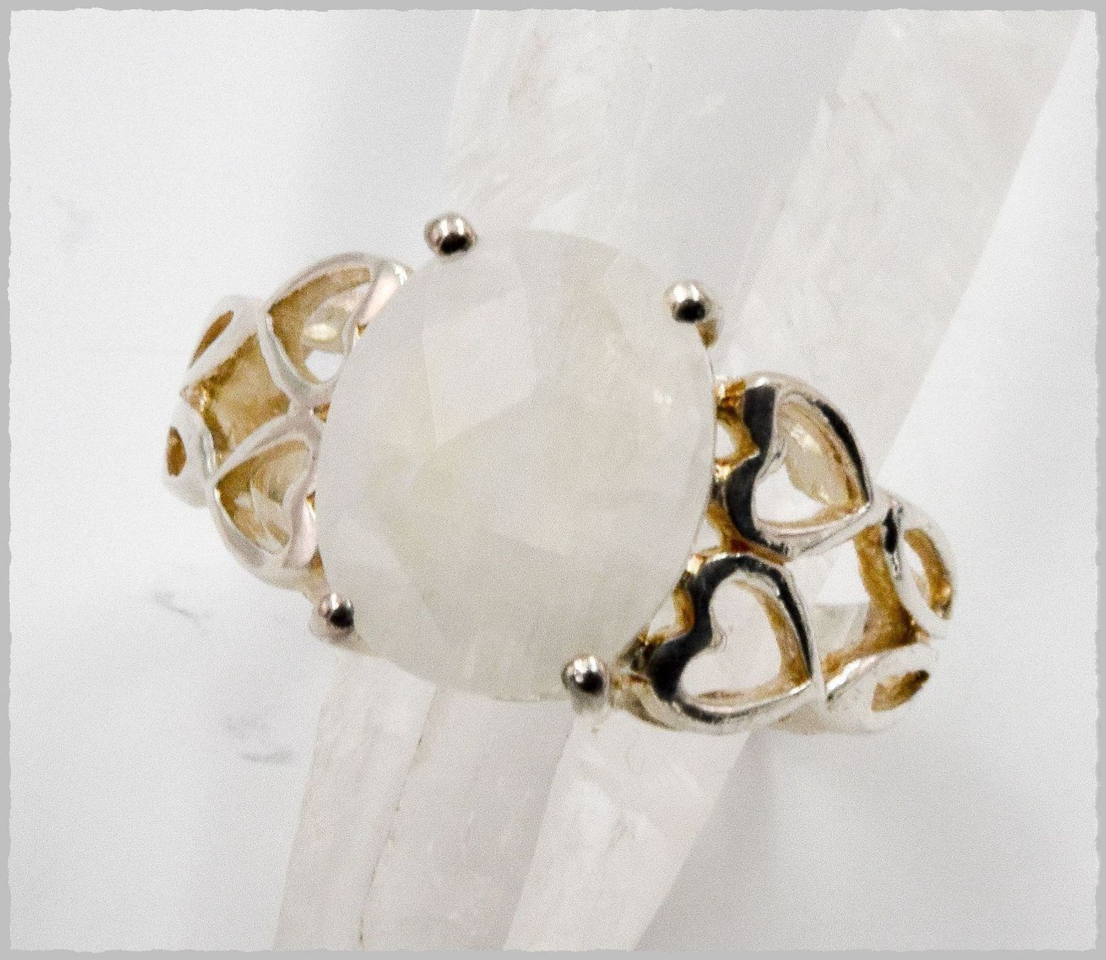 Anelli: MOONSTONE, Mondstein Ring 925 Silber – Nuovo e nell'imballaggio originale da Oberglatt ZH venduto da Goldfee1 4