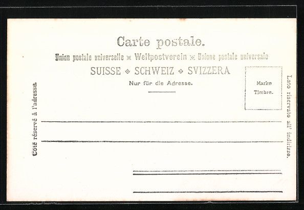 Cartoline postali: AK Sarnen, Blick auf den Kirchturm – Usato da Berlin venduto da bartko-reher 1