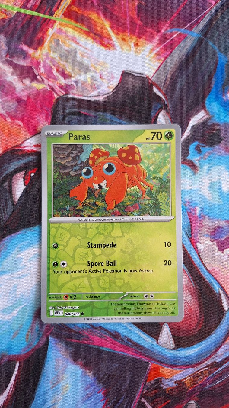 Pokémon Carte collezionabili: Paras - Reverse Holo - Pokemon Mew 151 – Usato da Altstätten SG venduto da GGsGameshop