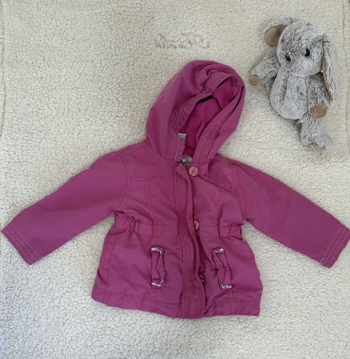 Vestes & Manteaux: Pinke dünne Übergangsjacke Gr. 74 – D'occasion à Horgen par AA.AW55