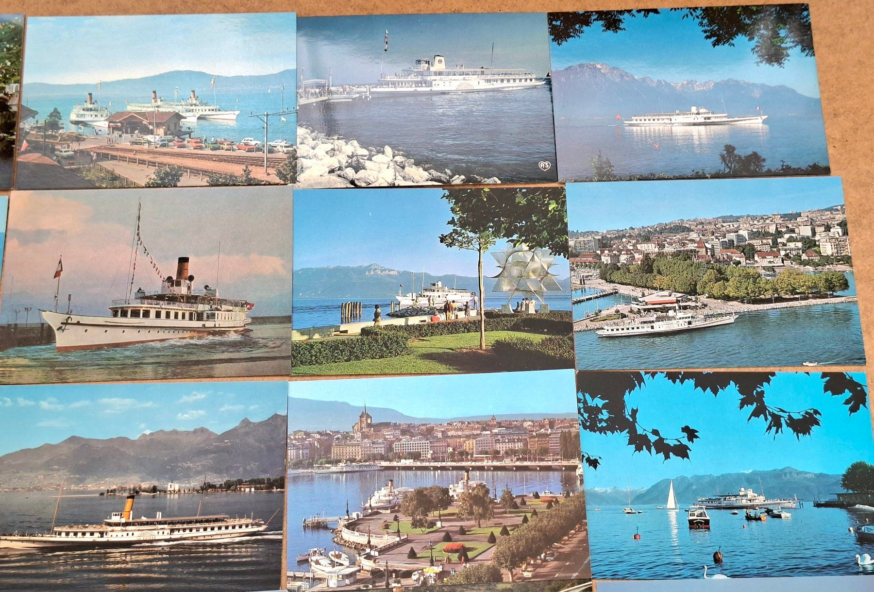 Cartoline postali: 42 Ansichtskarten Schifffahrt CGN Genfersee ungelaufen – Nuovo (secondo la descrizione) da Dietlikon venduto da sparrow10 2