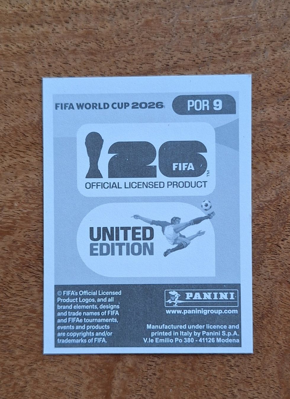 Panini Carte collezionabili: Panini Bernardo Silva POR 9 – Nuovo (secondo la descrizione) da Romanens venduto da Crocette 1