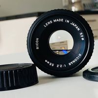 Ricoh Riconar 55mm F2.2 with Pentax K Mount
