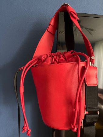 Sportmax Ledertasche Beuteltasche
