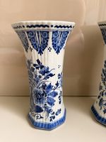 Delfter Vase Delft Handbemalt Oktagonal (Teil 2/2) Keramik 