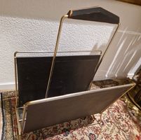 Zeitungsständer Messing Vintage 50er Jahre