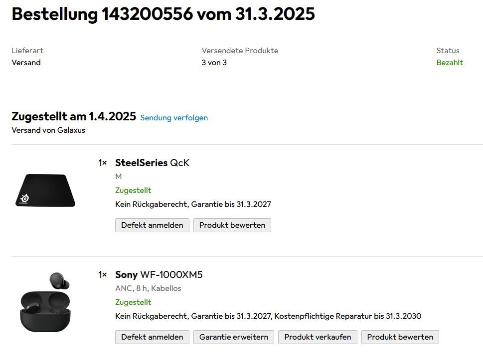 Sony Kopfhörer: Sony WF-1000XM5 – Gebraucht aus Münsterlingen von SLano 3
