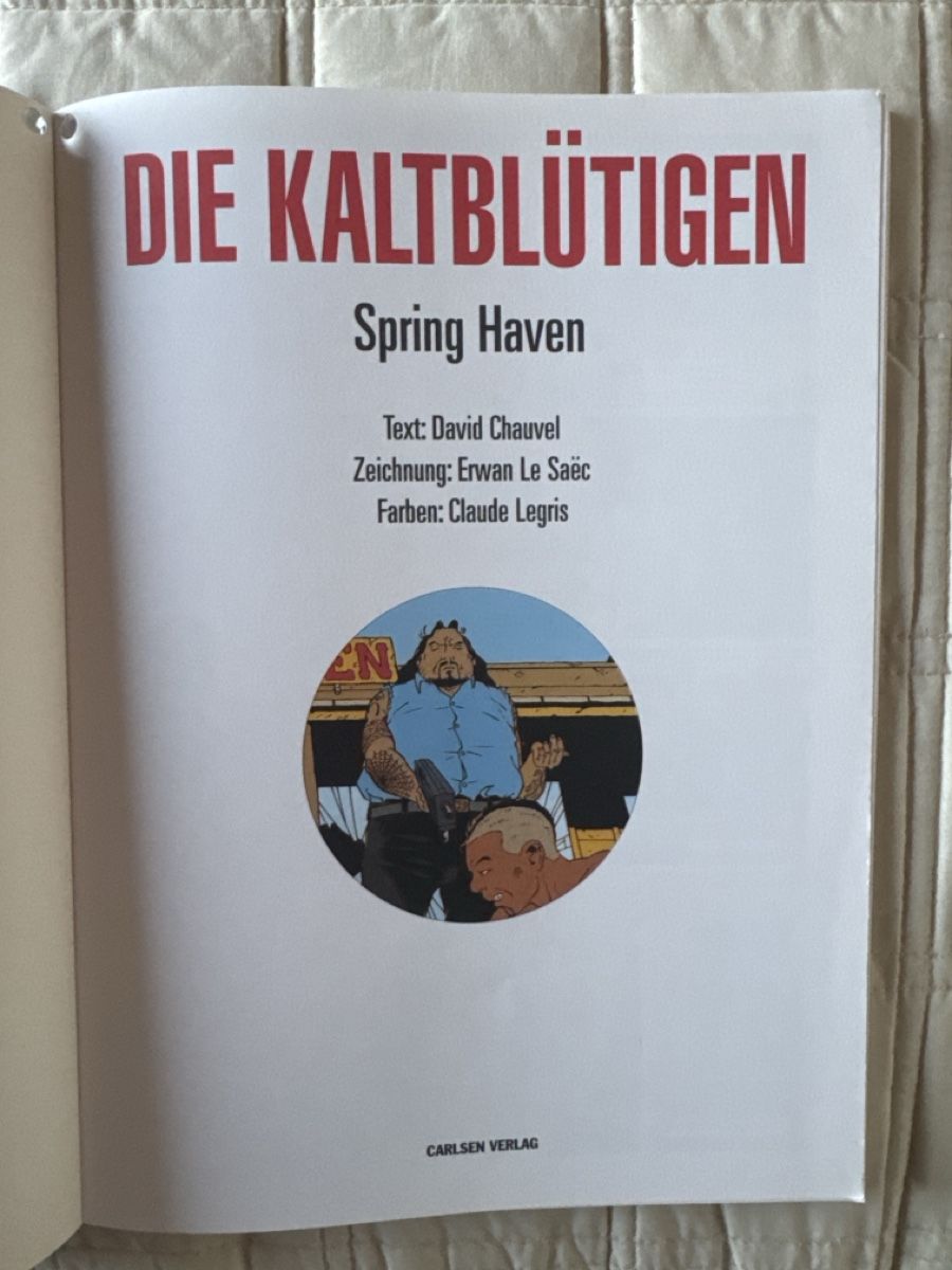 Fumetti: Die Kaltblütigen 2 Spring Haven Comic von Carlsen 1996 – Usato da Eschenz venduto da Belladog 3