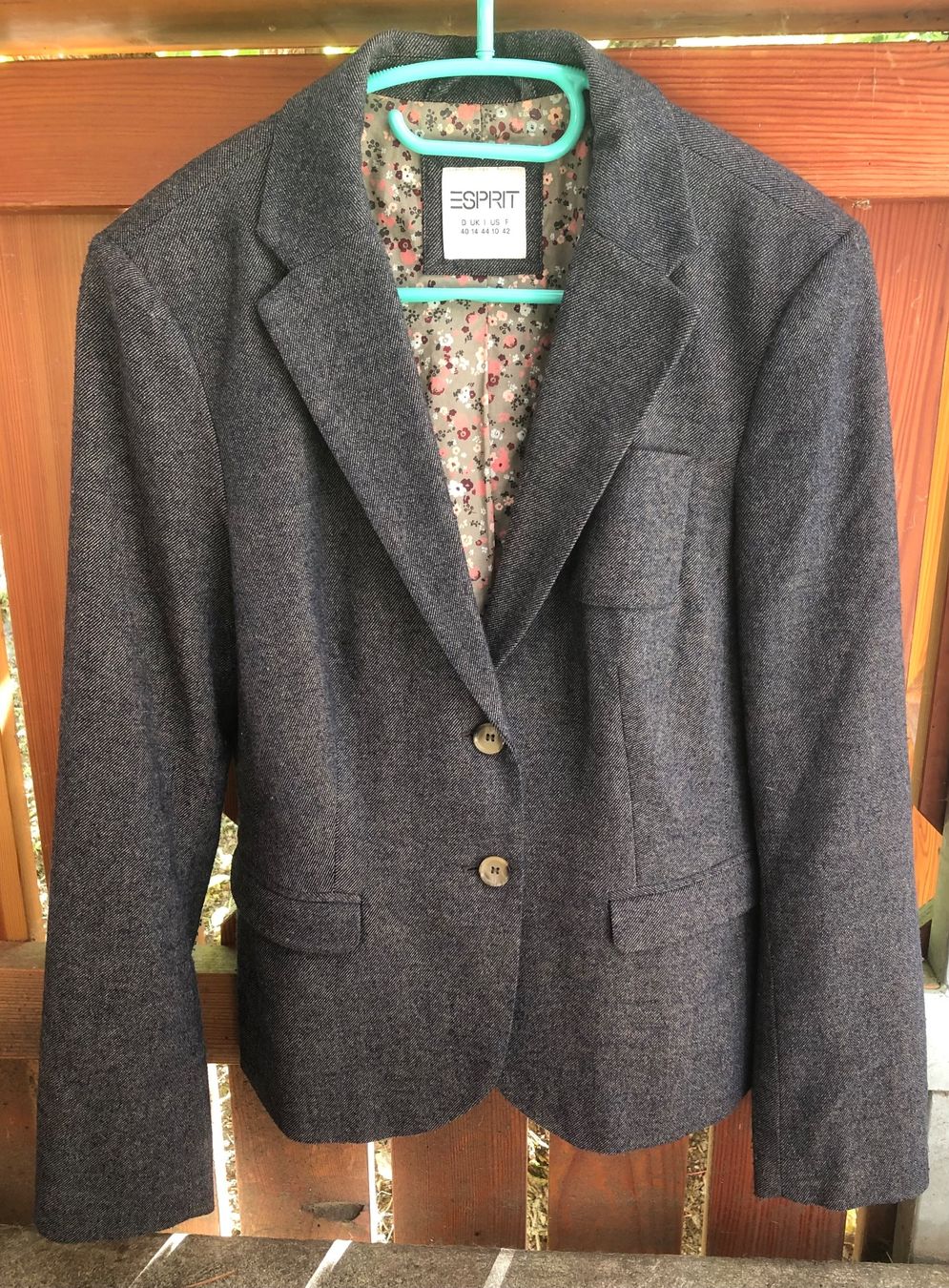 Esprit Giacche: Blazer, jeansblau, ESPRIT, Gr.40 – Nuovo (secondo la descrizione) da Mühlebach (Goms) venduto da chr_q6d8