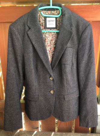 Blazer, jeansblau, ESPRIT, Gr.40