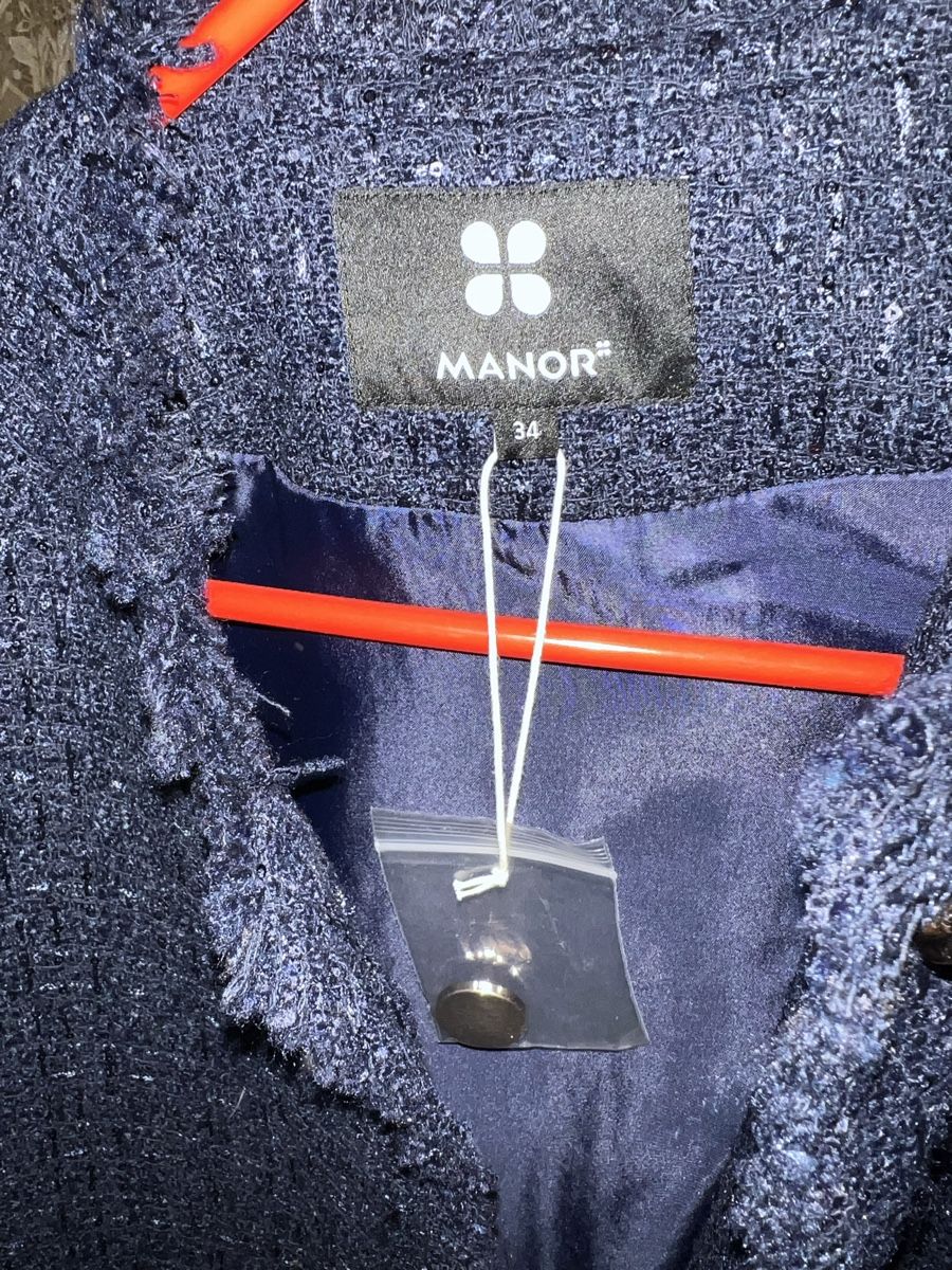 Manor Cappotti: Eleganter blauer Kurmantel / Blazer – Nuovo e nell'imballaggio originale da Basel venduto da 202812 1