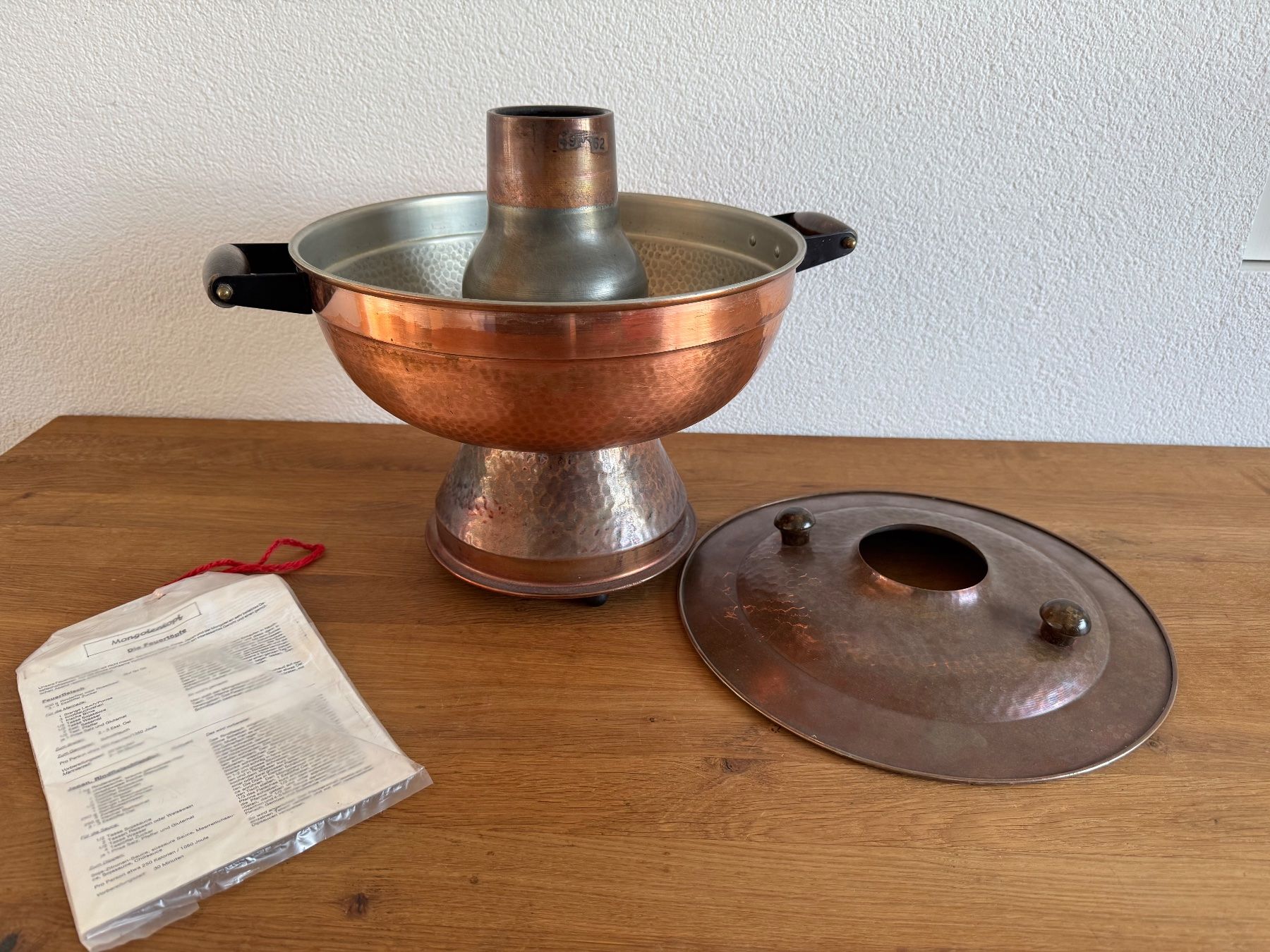 Pentole: Feuer Mongolische Topf aus Kupfer – Usato da Frauenfeld venduto da difi67 3