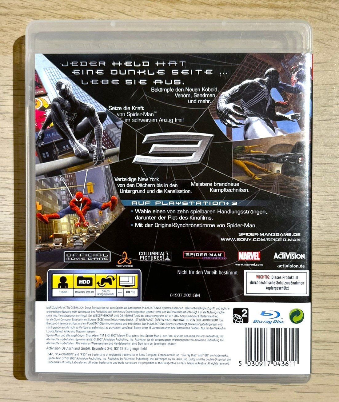 Sony Giochi: Spider-Man 3 PS3 – Usato da St. Gallen venduto da Alpine.Arcade 1