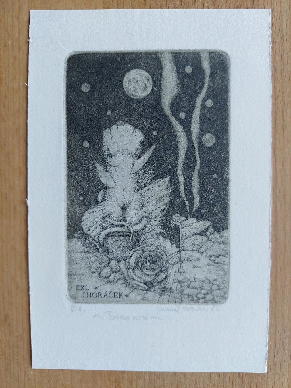 Dipinti: Exlibris Zdenek Bugan - Original Radierung signiert – Usato da Obfelden venduto da Exlibris-Art
