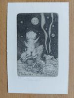 Exlibris Zdenek Bugan - Original Radierung signiert