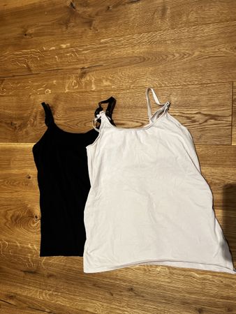 Schwangerschaft vest Black and light pink