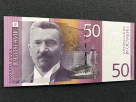 *** RAR - Belgrad 2000 - Jugoslawien !! - 50 Dinara UNC