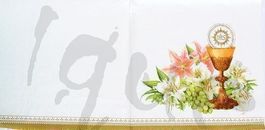 Serviette kelch mit trauben (e15)
