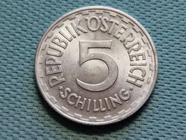 Österreich- 5 Schilling 1957 Sehr Selten, fast Unzirkuliert.