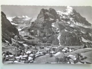 Cartoline postali: Grindelwald, Fiescherhörner und Eiger – Usato da Sargans venduto da nicsam1815