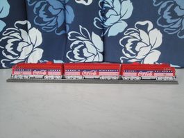 Märklin HO Mfx 39622. Locomotive F7 Coca-Cola, selon photos