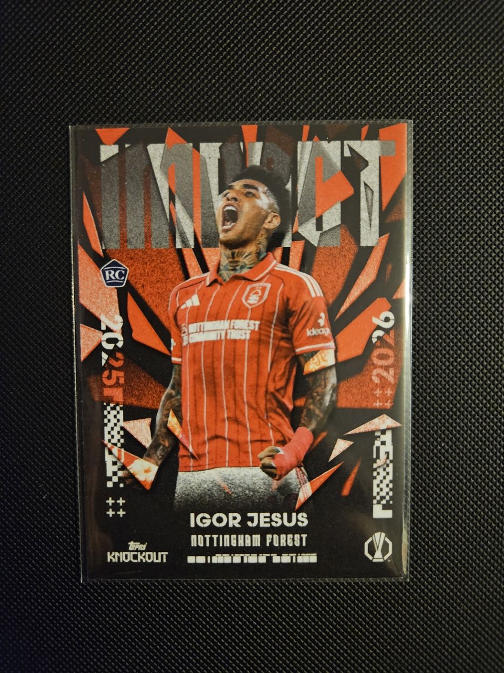 Topps Carte collezionabili: Igor Jesus Nottingham Forest Topps RC Knockout – Nuovo (secondo la descrizione) da Rudolfstetten venduto da KingArabi
