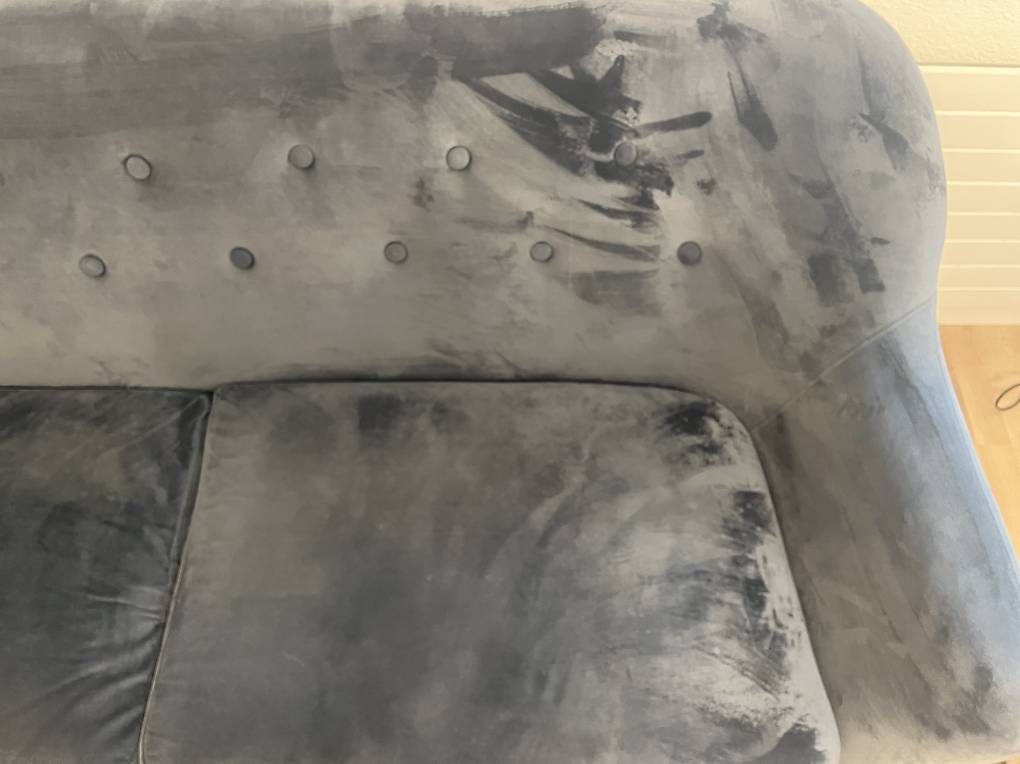 Sofas: Micasa 3er Sofa Samt – D'occasion à Aarau par met_5s8w 1
