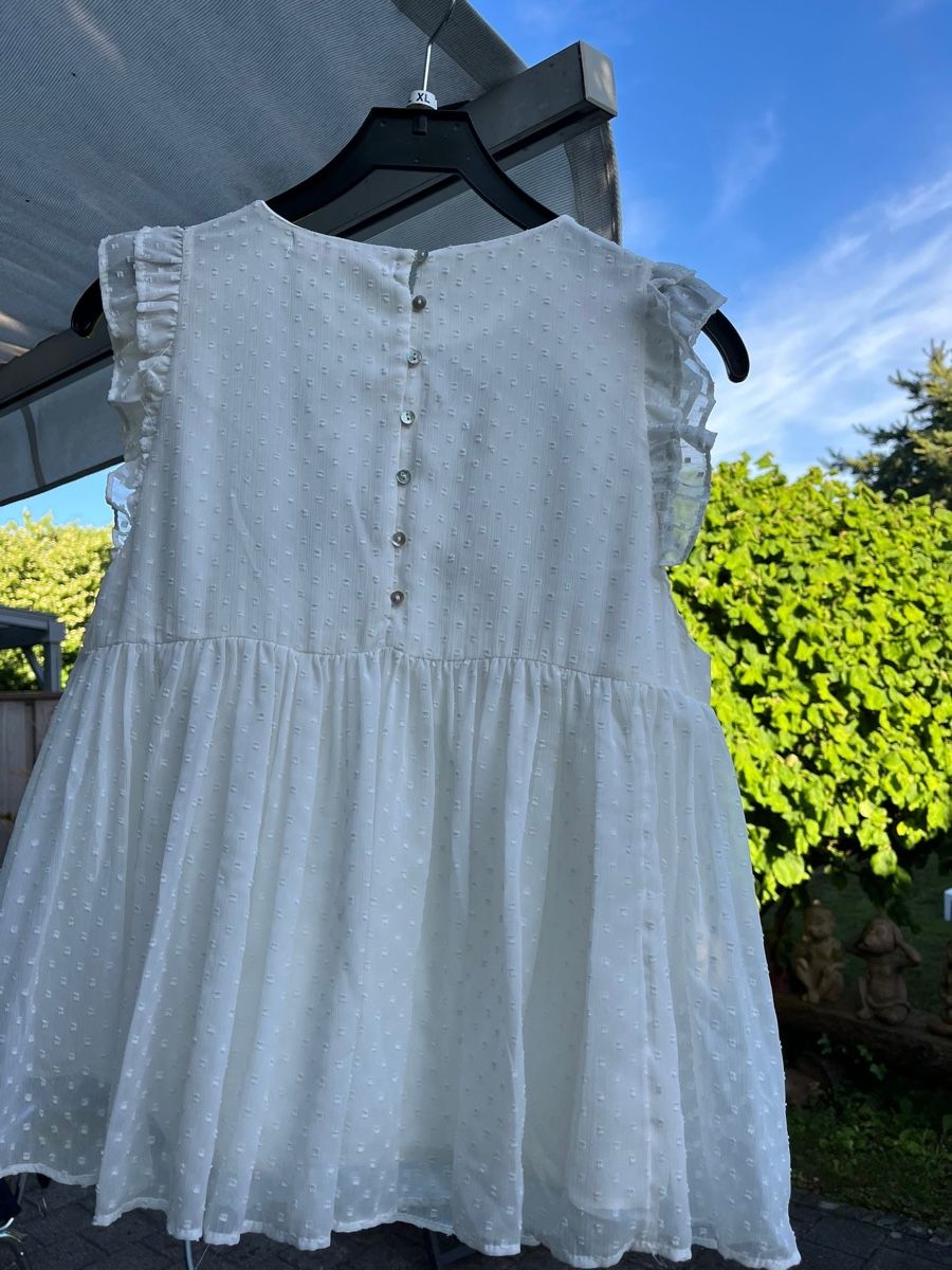 Zara Tops: Zara Blumentop weiss  – Gebraucht aus Lenzburg von selabella 4