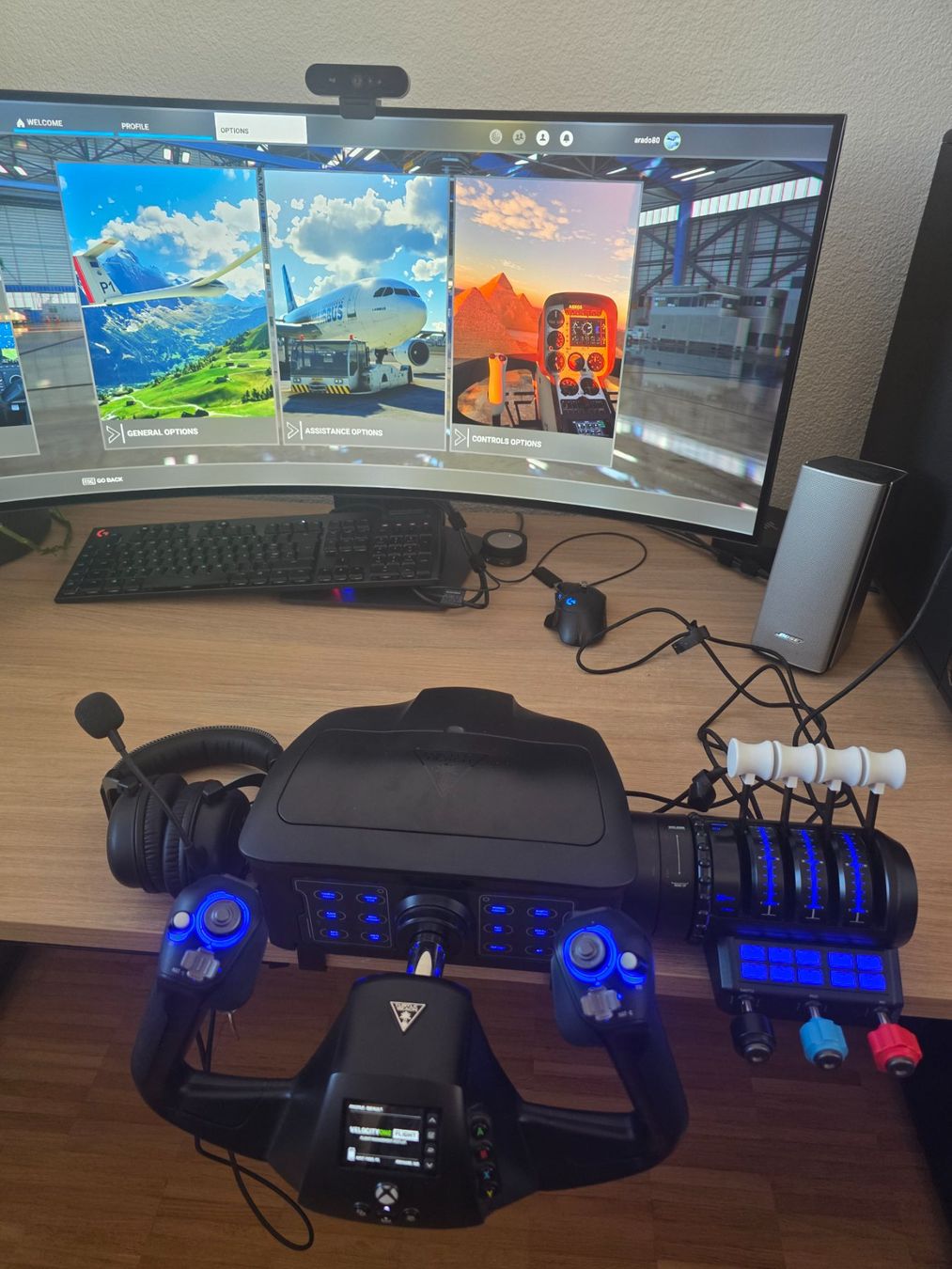 Controller: Flight Controller Turtle Beach Velocity One + Headset – Usato da Affoltern am Albis venduto da arado 9