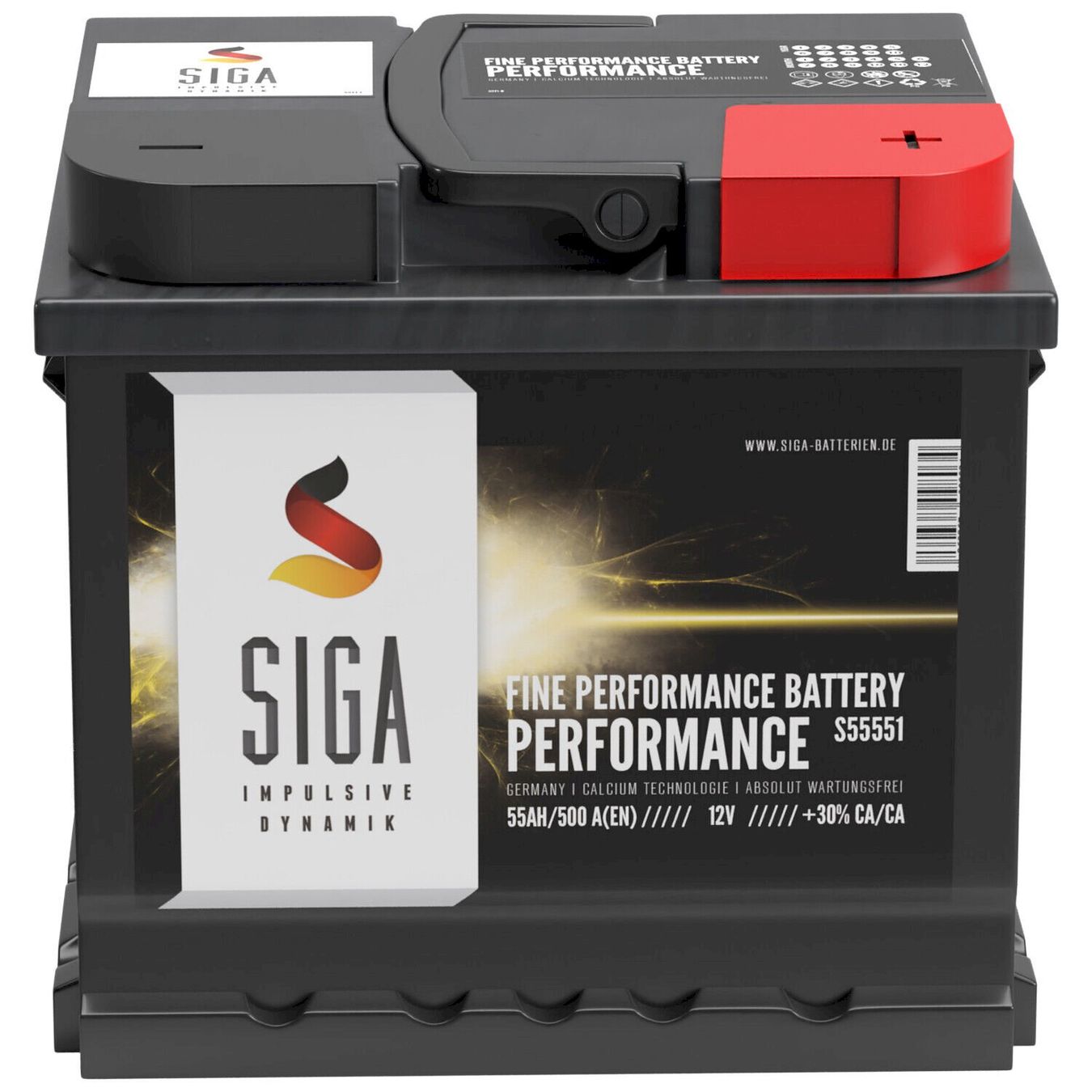 Batterie: SIGA Autobatterie 55Ah 12V – Nuovo e nell'imballaggio originale da Bottighofen venduto da zaap 2