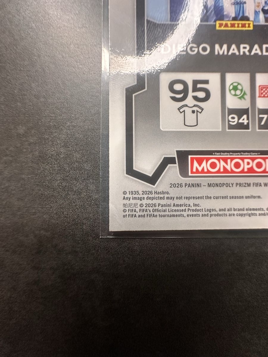 Panini Cartes à collectionner: Diego Maradona Panini Prizm Monopoly No.3 – Neuf (Voir description) à Walliswil b.Wangen par Swiss-Trading-Bros 2