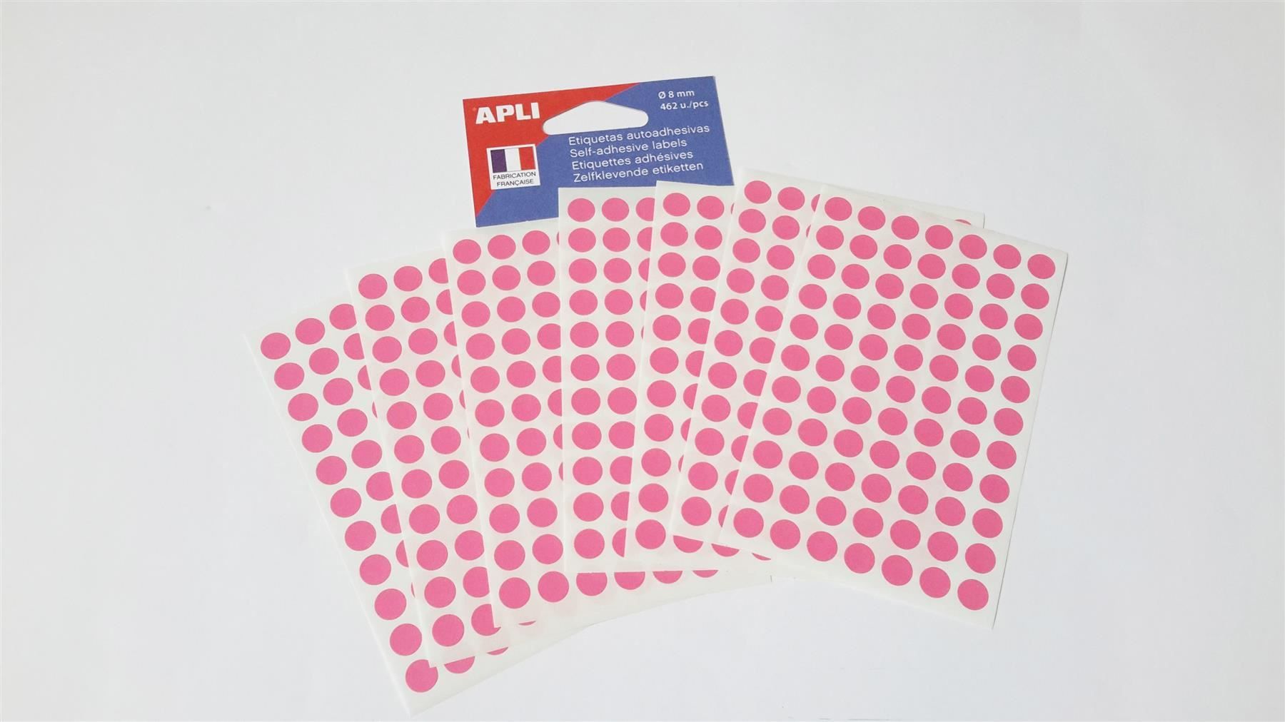 Sticker: Markierungspunkte, rosa, 8mm, 462 Stück – Nuovo e nell'imballaggio originale da St. Gallen venduto da cointec 2