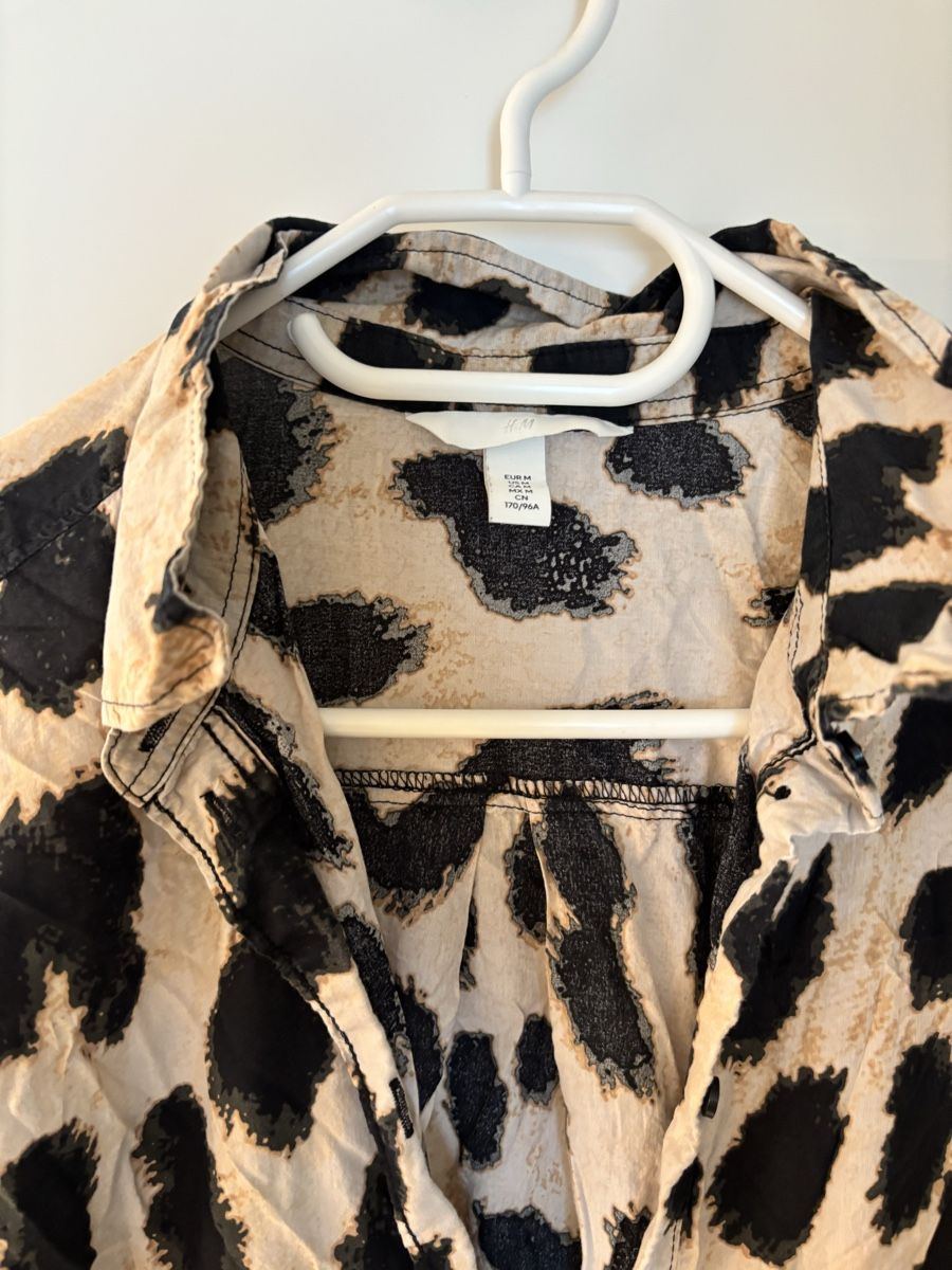 H&M Vestiti: H&M Tunika Kleid, Leoprint, Gr. M – Usato da Netstal venduto da ali_x5fx 1