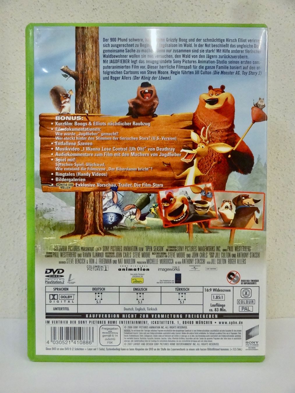 Alle DVDs: DVD JAGDFIEBER TRICKFILM – Gebraucht aus Kerzers von wisaundso 2