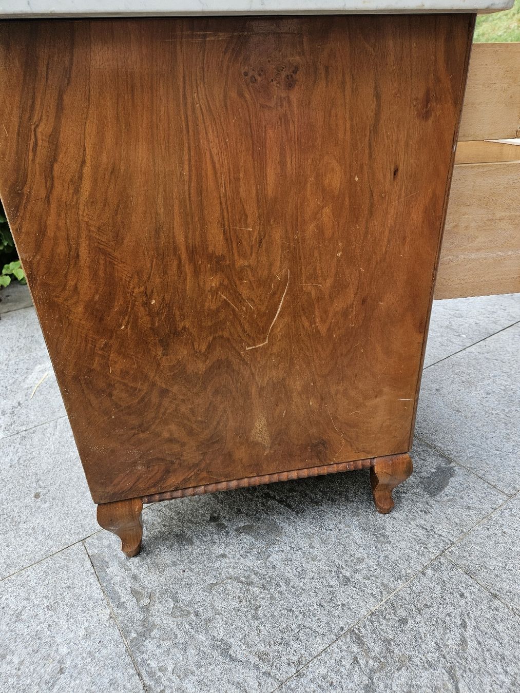 Commodes: schöne, antike Kommode mit Marmorplatte – D'occasion à Bussnang par IvaOli 4